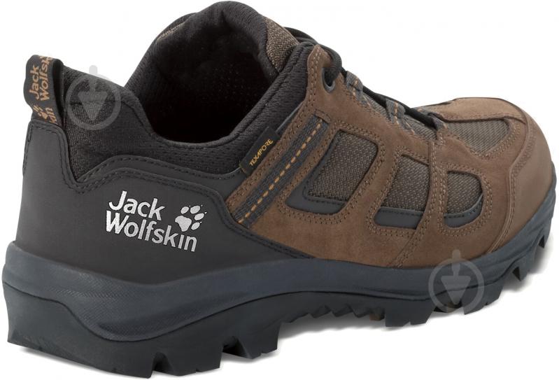 Кросівки чоловічі Jack Wolfskin VOJO 3 TEXAPORE LOW M 4042441_5298 р.44 коричневі - фото 4