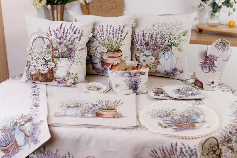 Подушка декоративная Ромашки в корзине Provence 45x45 см молочный Прованс - фото 8 Подушка декоративная Ромашки в корзине Provence 45x45 см молочный Прованс - фото 8