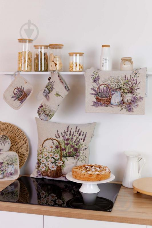 Подушка декоративная Ромашки в корзине Provence 45x45 см молочный Прованс - фото 6 Подушка декоративная Ромашки в корзине Provence 45x45 см молочный Прованс - фото 6