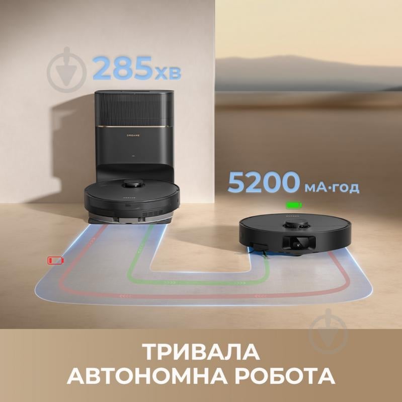 ВІТРИНА! Робот-пилосос DREAME Bot D20 Pro Plus Black black - фото 6