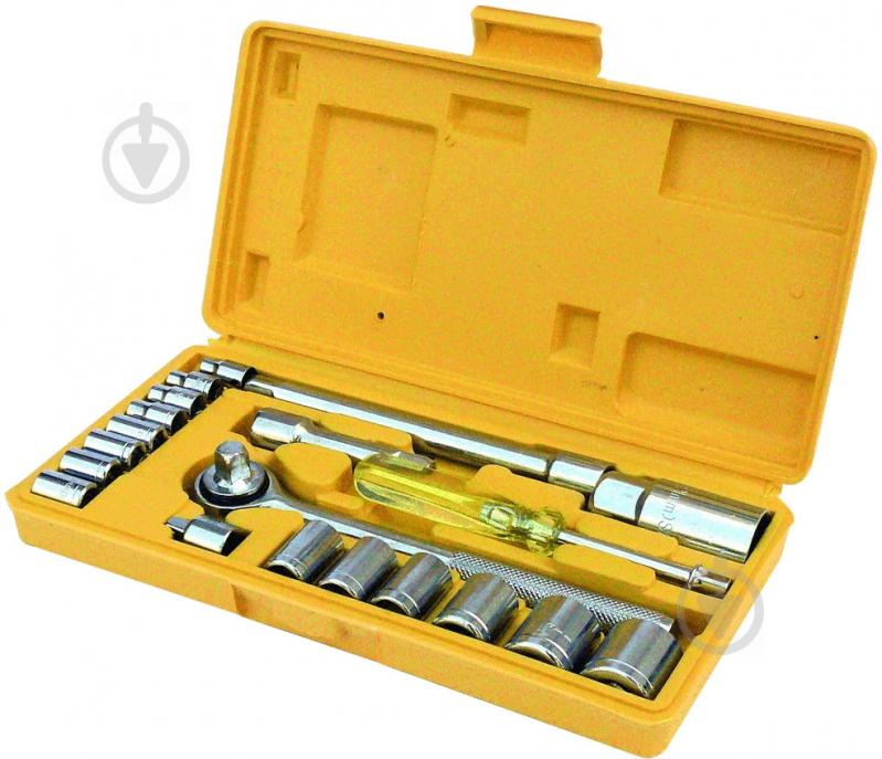 Набір головок 3/8” MASTER TOOL 21 шт. 78-0257 - фото 1