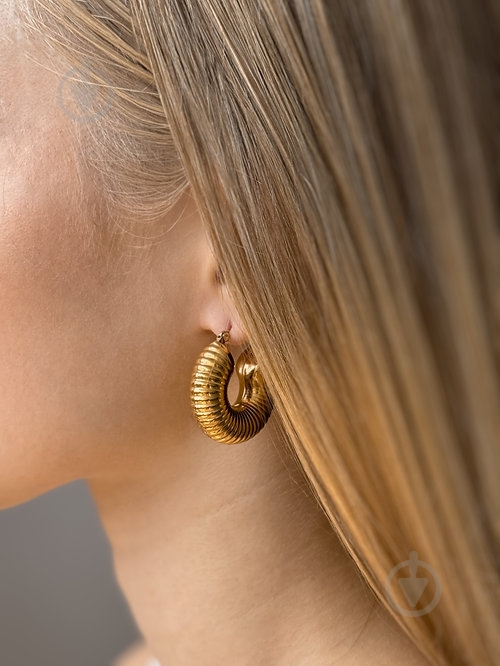 Серьги MISO accessory золотая пружинка - фото 2