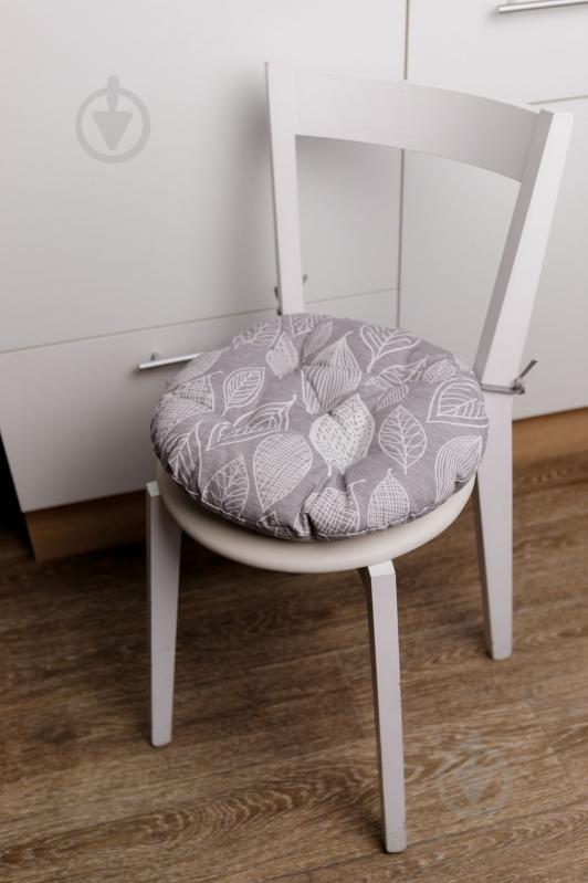 Подушка на стул Dх40 Листья Прованс - фото 2