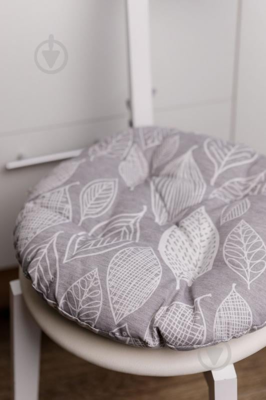 Подушка на стул Dх40 Листья Прованс - фото 3