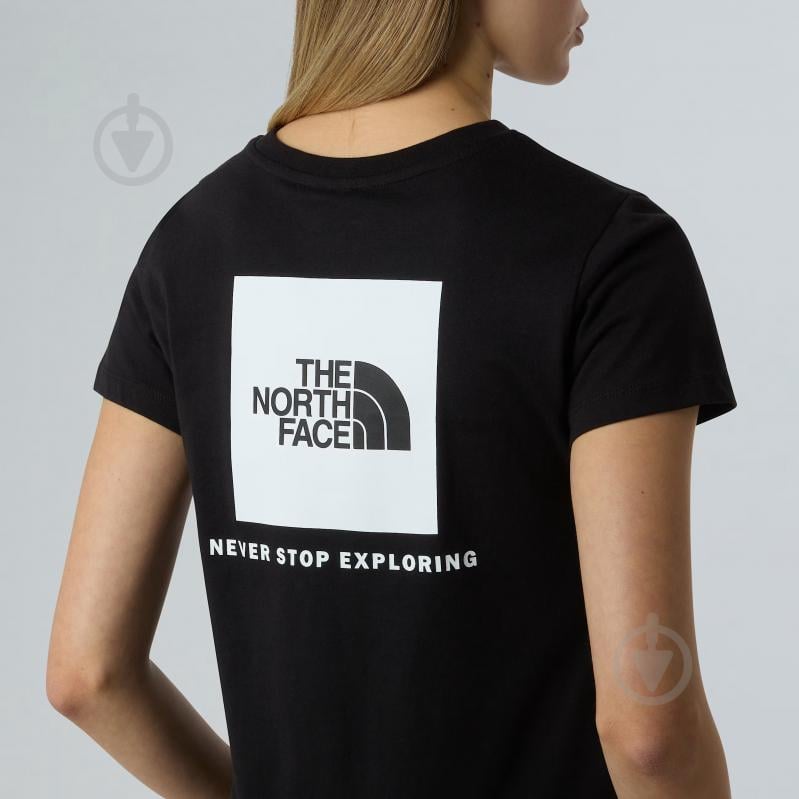 Футболка THE NORTH FACE W SS BOX NSE SLIM TEE NF0A87NMJK31 р.XS чорний - фото 4