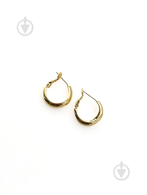 Серьги MISO accessory золотое кольцо широкое - фото 2