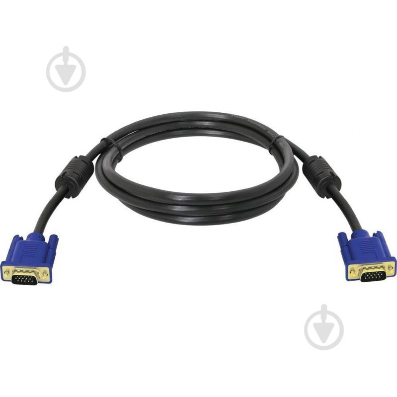 Кабель Defender VGA 1,8 м синий (87405) - фото 1 Кабель Defender VGA 1,8 м синий (87405) - фото 1