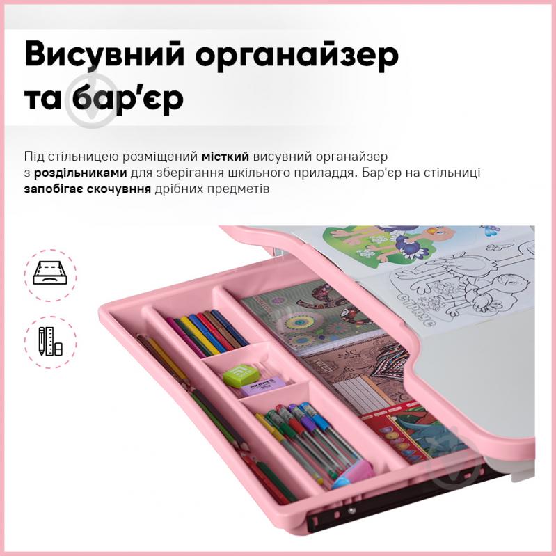 Комплект меблів дитячий Evo-kids BD-28 Panda Pink - фото 12