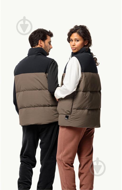 Жилет Jack Wolfskin DELLBRUECK VEST 1207621_4610 р.2XL коричневый - фото 2