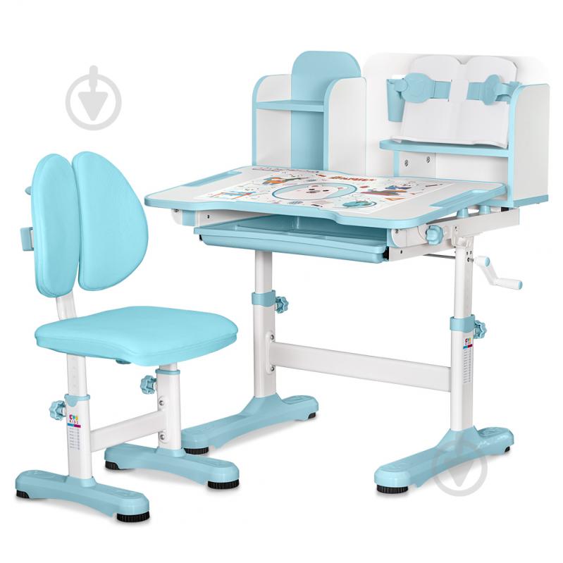 Комплект меблів дитячий Evo-kids BD-28 Panda Blue - фото 1