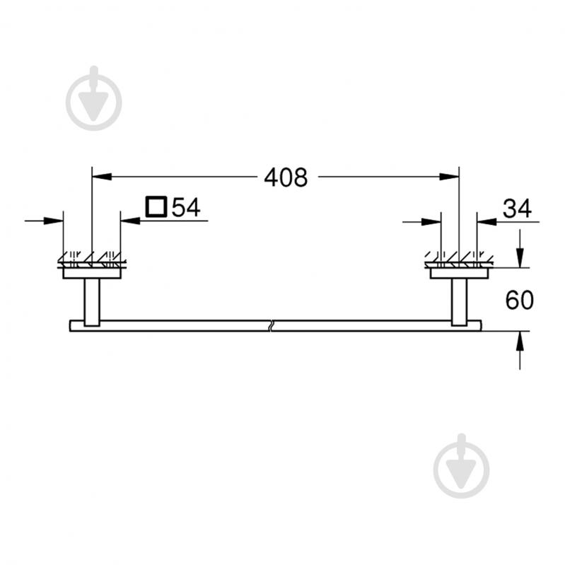 Держатель для полотенец Grohe Start Cube 40987000 - фото 2