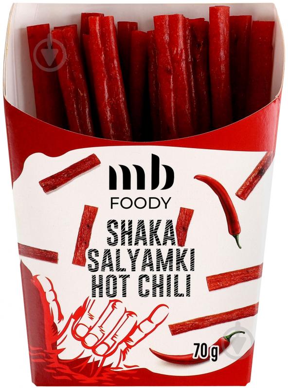 Салямки MB FOODY зі смаком чилі 70 г - фото 1