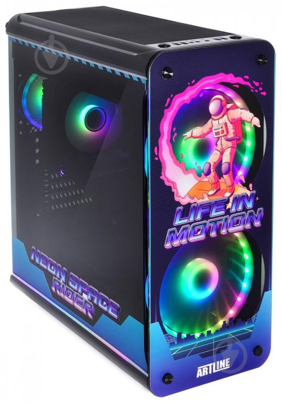 Комп'ютер Artline Overlord NEON (NEONv18) black - фото 7