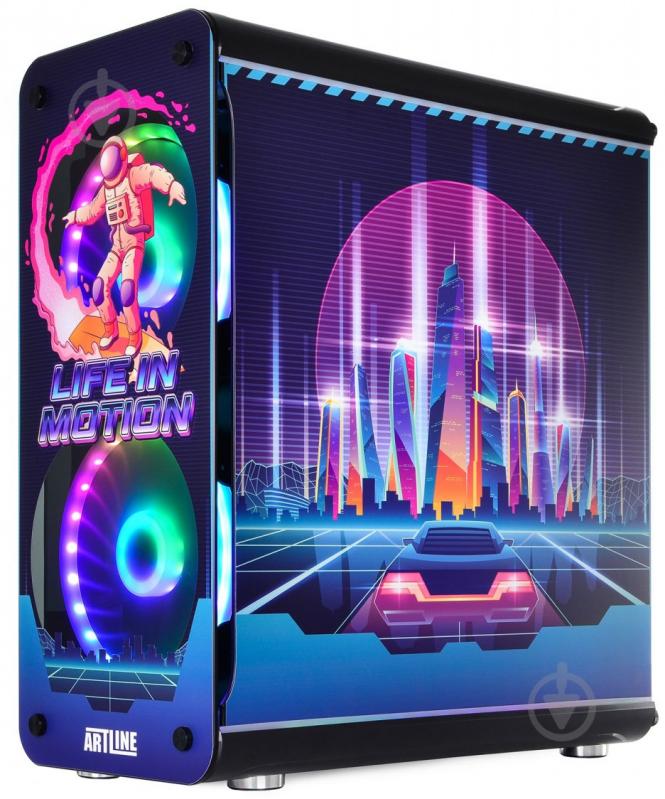 Комп'ютер Artline Overlord NEON (NEONv18) black - фото 3