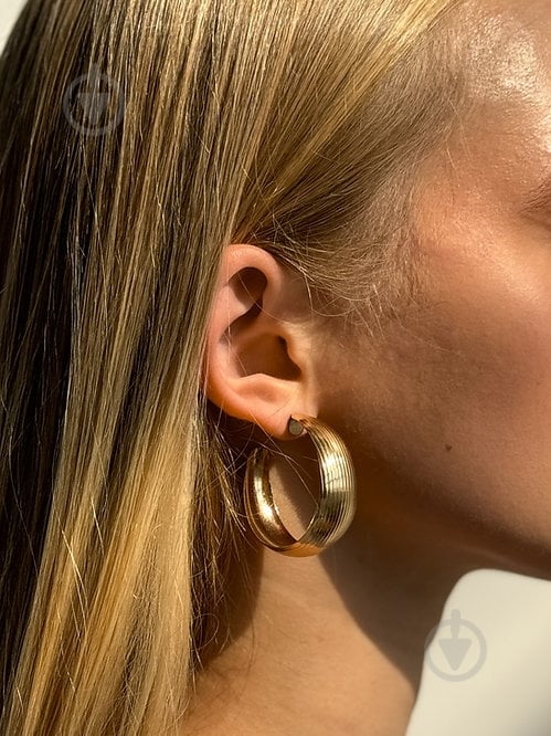 Серьги MISO accessory большое полукольцо - фото 3