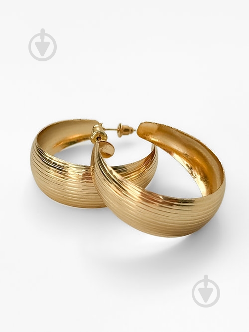 Серьги MISO accessory большое полукольцо - фото 2