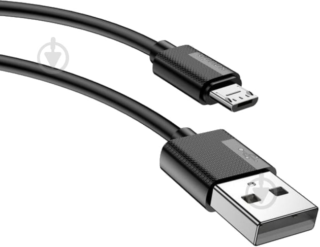 Кабель T-PHOX Nets T-M801 - Micro USB 1,2 м чорний (T-M801 black PB) - фото 3