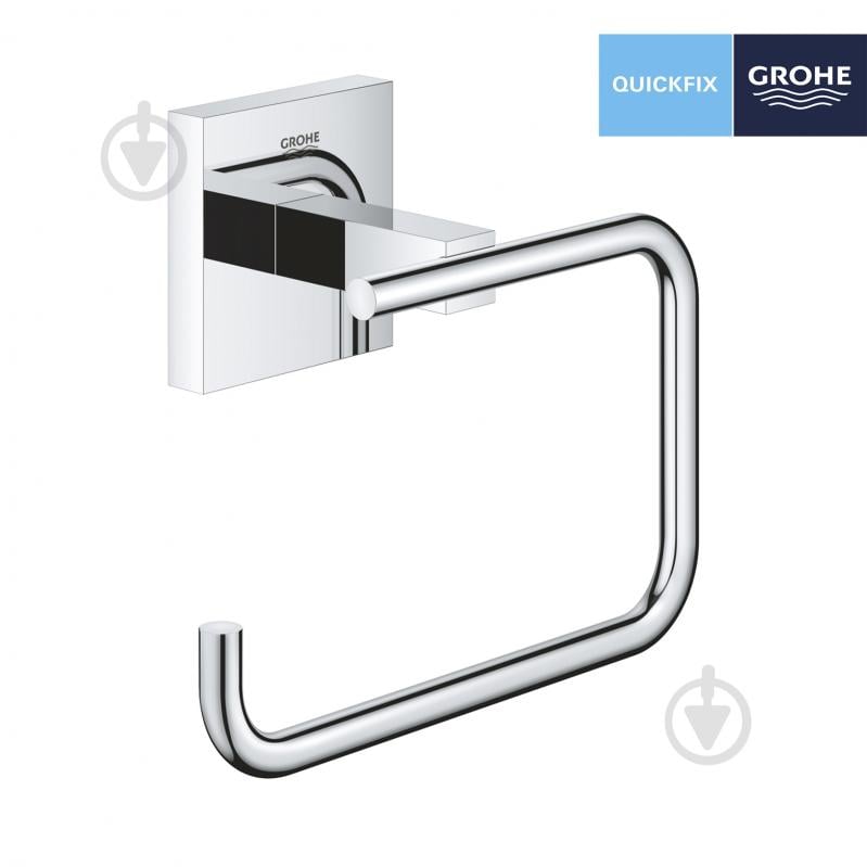 Держатель для туалетной бумаги Grohe QuickFix Start Cube 40978000 - фото 4 Держатель для туалетной бумаги Grohe QuickFix Start Cube 40978000 - фото 4