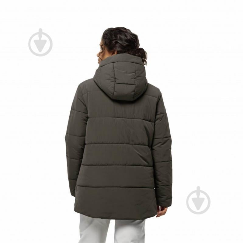 Куртка жіноча Jack Wolfskin KAROLINGER LONG JKT W 1207491_5719 р.S коричнева - фото 2