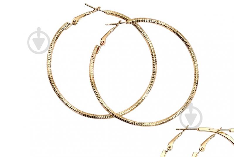 Серьги MISO accessory кольца рефленые - фото 1 Серьги MISO accessory кольца рефленые - фото 1