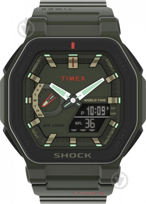 Наручные часы Command Encounter Timex green (Tx2v35400) - фото 1 Наручные часы Command Encounter Timex green (Tx2v35400) - фото 1