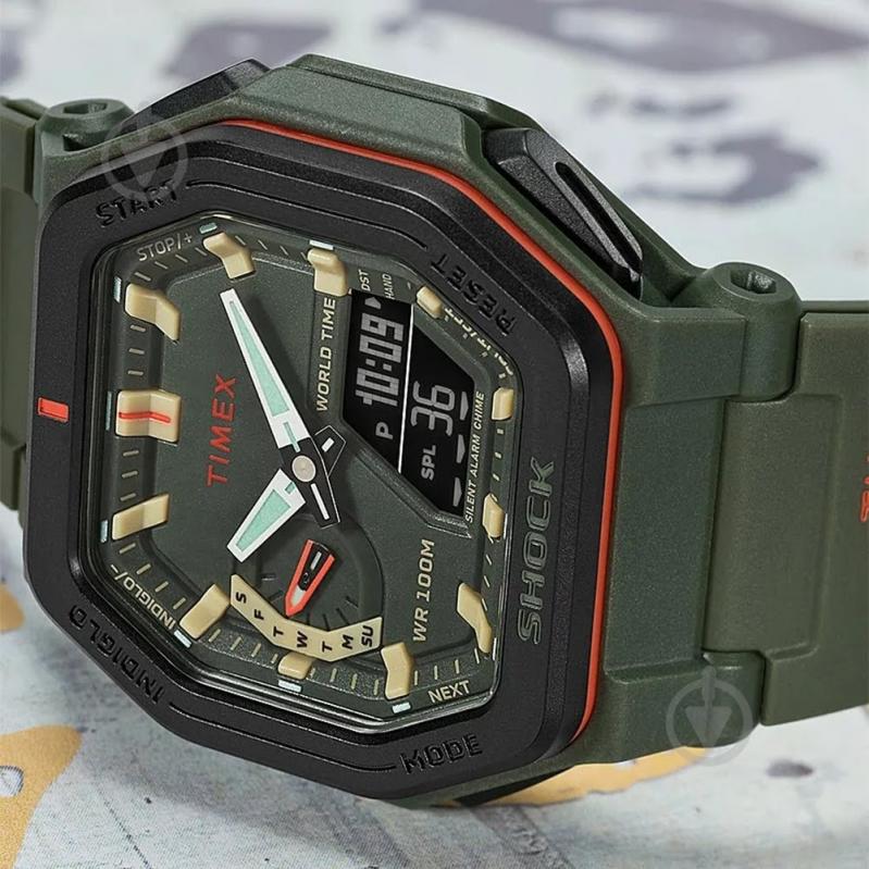 Наручные часы Command Encounter Timex green (Tx2v35400) - фото 2 Наручные часы Command Encounter Timex green (Tx2v35400) - фото 2