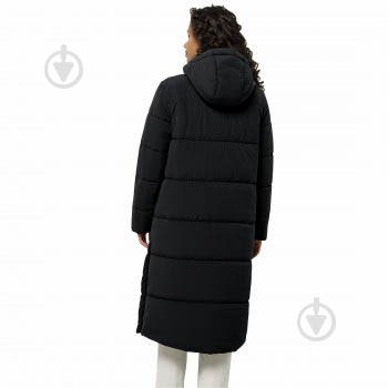 Куртка жіноча Jack Wolfskin KAROLINGER LONG COAT W 1207481_6350 р.S чорна - фото 2