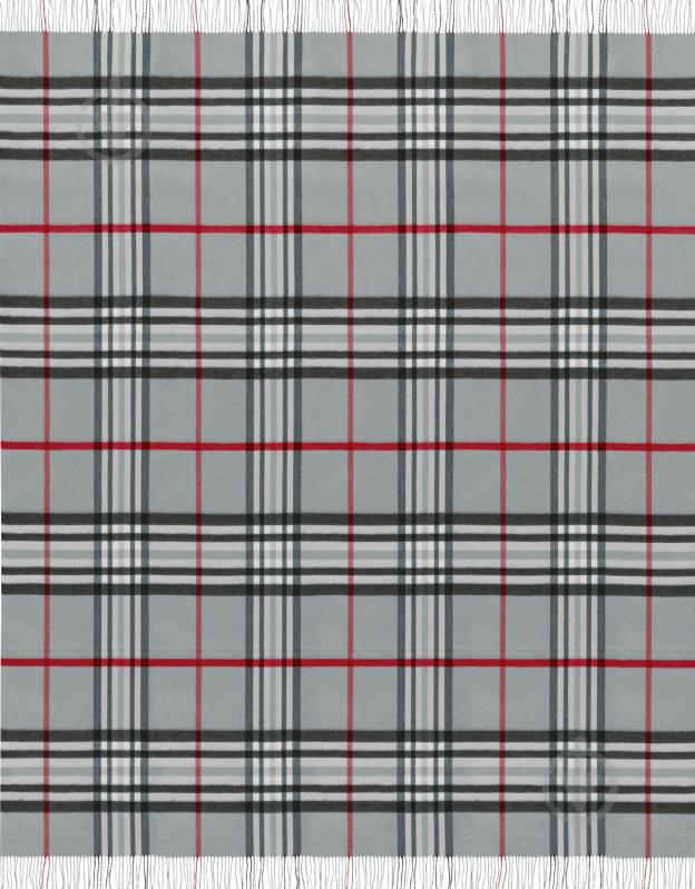 Плед Plaid 130x170 см серый с рисунком Billerbeck - фото 1