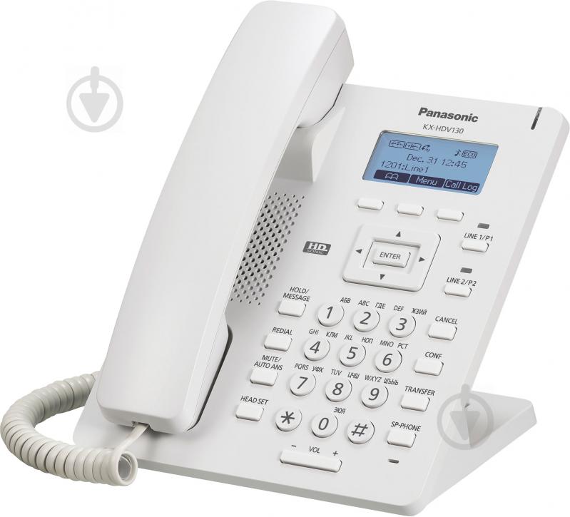 IP-телефон Panasonic KX-HDV130RU White - фото 1