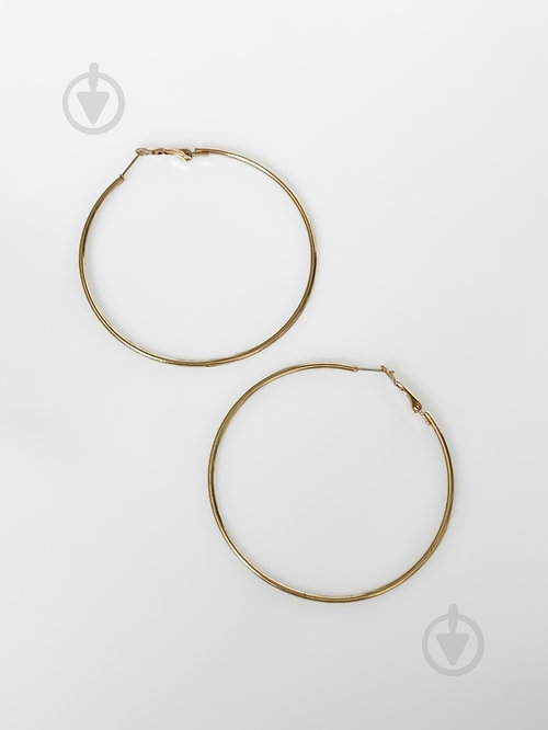 Сережки MISO accessory велике кільце 7 см - фото 4 Сережки MISO accessory велике кільце 7 см - фото 4