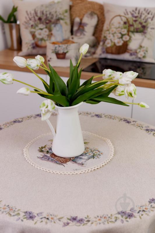 Скатерть Provence d136 молочный Прованс - фото 5 Скатерть Provence d136 молочный Прованс - фото 5