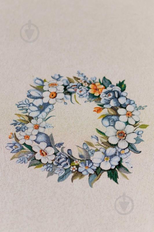 Скатерть Рrimavera Ø 136 см молочный Прованс - фото 2