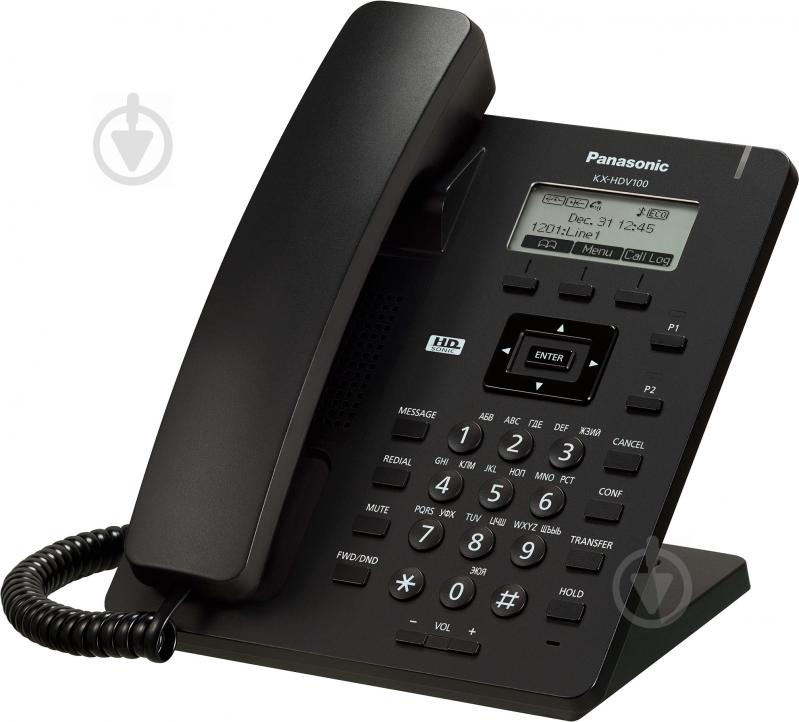 IP-телефон Panasonic KX-HDV100RUB Black - фото 1