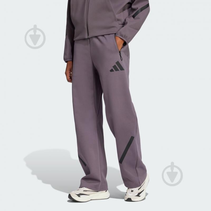 ᐉ Штани Adidas W Z.N.E. BAR PT JC5411 р. L сірий • Краща ціна в
