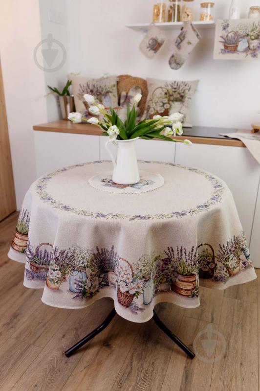 Скатерть Provence d160 молочный Прованс - фото 4