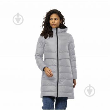 Куртка жіноча Jack Wolfskin LENAUPLATZ COAT W 1207471_6315 р.S сіра - фото 1