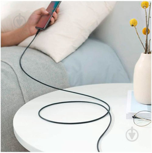 Кабель UGREEN US300 Charging Cable 100W USB Type-C to USB Type-C 5A 1 м black (80371) - фото 2