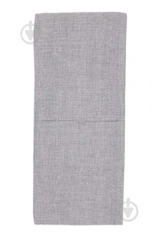 Чехол для приборов Прованс Листья серый однотон 10x24 см серый - фото 1 Чехол для приборов Прованс Листья серый однотон 10x24 см серый - фото 1