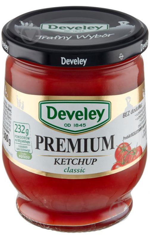 Кетчуп Develey томатний 300г с/б - фото 1