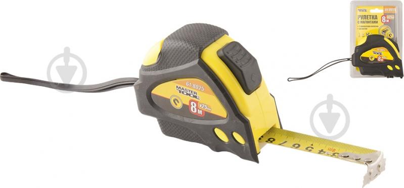 Рулетка MASTER TOOL 61-8025 8 м x 25 мм - фото 1 Рулетка MASTER TOOL 61-8025 8 м x 25 мм - фото 1