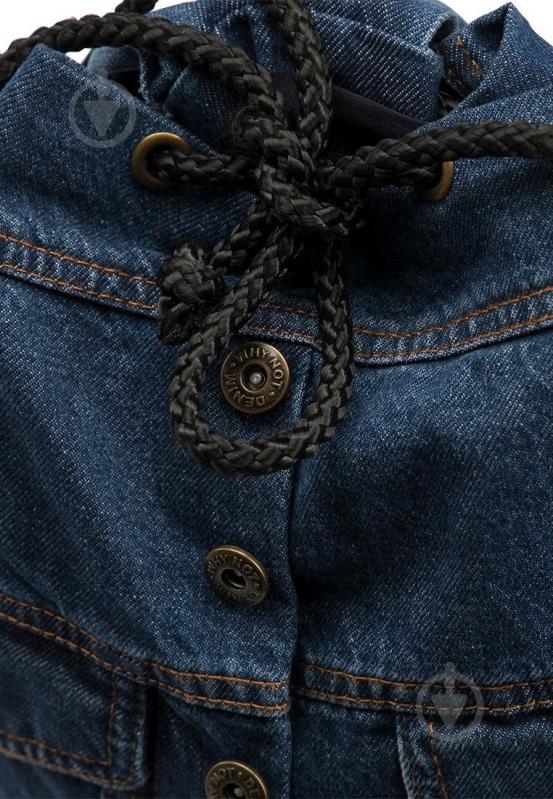 Рюкзак Why Not Denim B1 10 л синий - фото 4