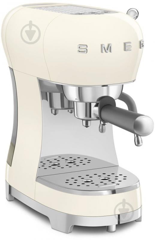 Кофеварка рожковая Smeg ECF02CREU кремовый - фото 3