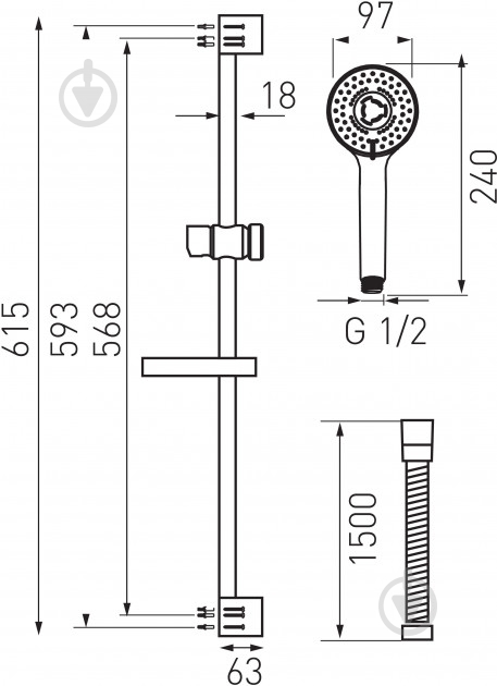 Комплект Ferro Ferro One ONE (BFO5А+BFO2+N340 - фото 4 Комплект Ferro Ferro One ONE (BFO5А+BFO2+N340 - фото 4