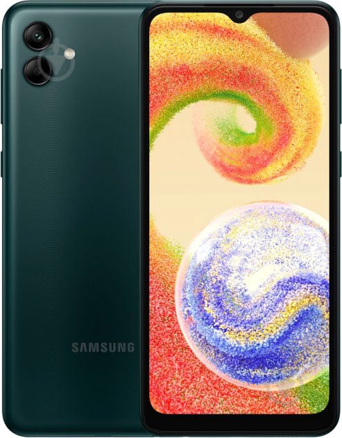 Смартфон Samsung Galaxy A04 4/64GB green (SM-A045FZGGSEK) - фото 1