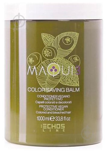 Кондиционер Echosline Maqui 3 Color Saving Balm Protective Vegan 1000 мл - фото 1