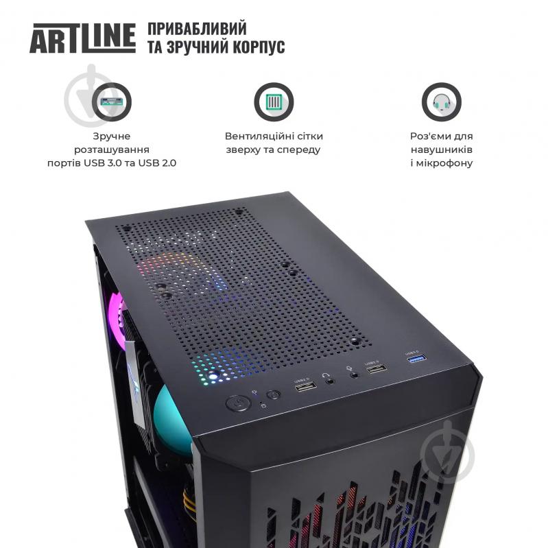 Комп'ютер Artline Gaming X43 (X43v63) black - фото 6