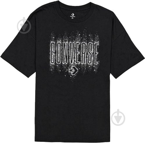 Футболка Converse 10017757-001 р.S черный - фото 1