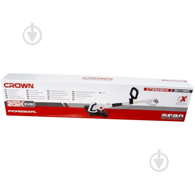 Триммер аккумуляторный Crown CT29012HX - фото 6