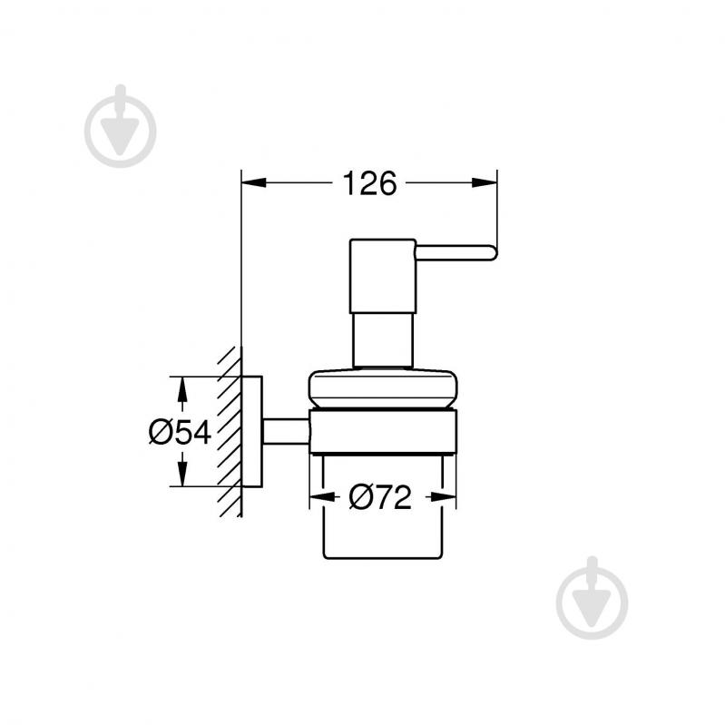 Дозатор Grohe для рідкого мила QuickFix Start 411952430 (CV033774) - фото 2