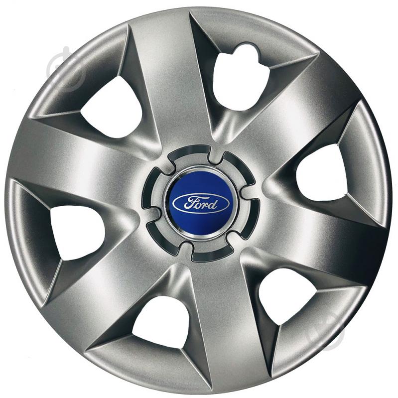 Колпак для колес SKS Ford 310 R15" 4 шт. серебряный - фото 1